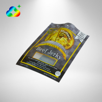 friendly printed snack food packaging bag/ beef jerky bag